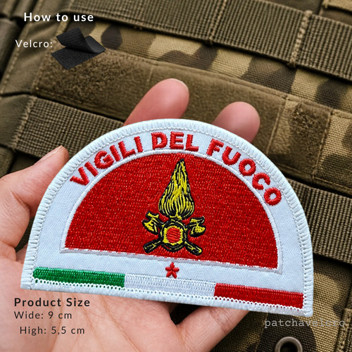 Aufnäher vigili del fuoco - vigili,