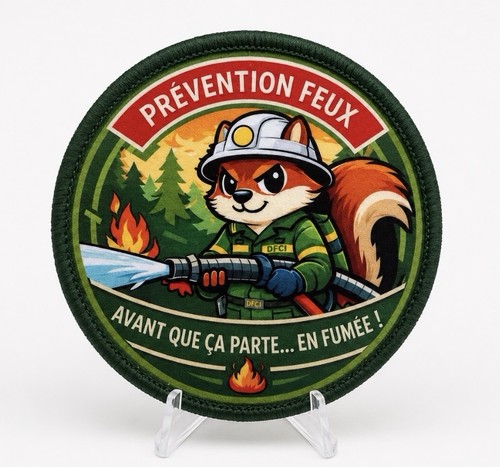 Aufnäher prävention feuer - aufnäher,