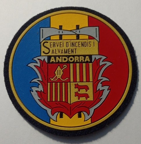Andorra feuerwehr patch - andorra,