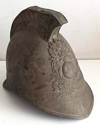 Französischer feuerwehrhelm - französischer,