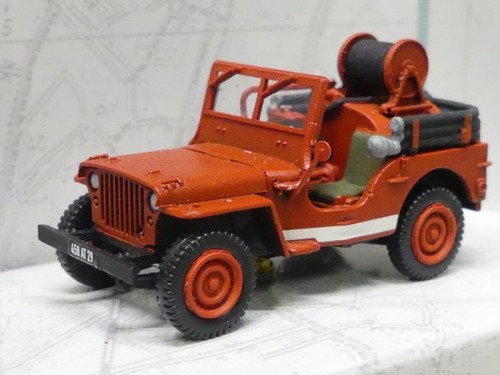 Ree modeles jeep pompier - 1/87,