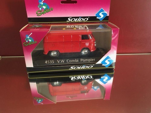 Solido combi pompier - solido, vw