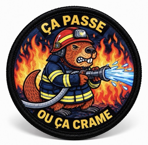 Feuerwehr aufnäher humor - aufnäher, es