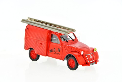 Citroen 2cv azu pompiers - pompiers, fire